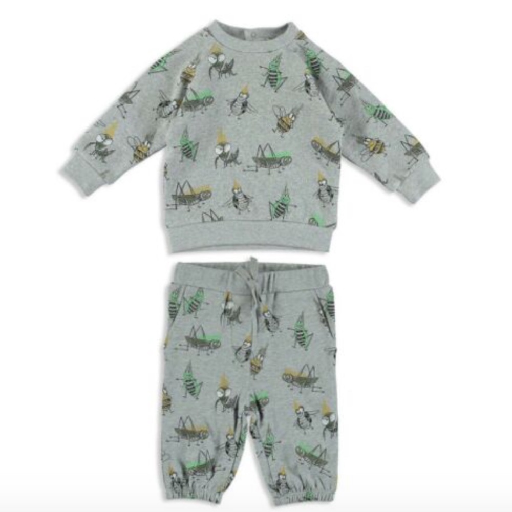 STELLA MCCARTNEY Kids Grasshopper &Bee’s Sweatsuit